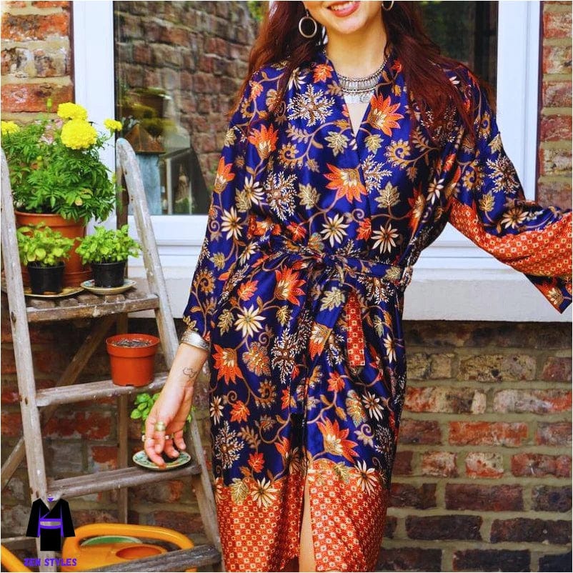 Kimono En Soie Femme