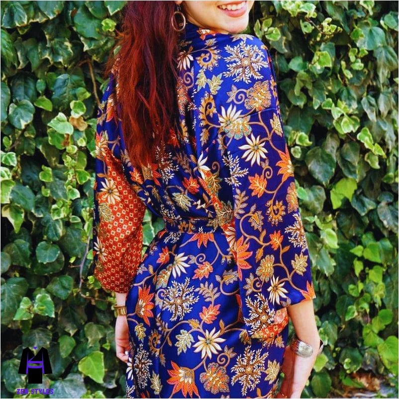 Kimono En Soie Femme