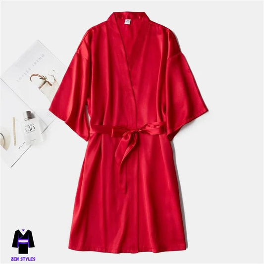 Kimono Femme Rouge