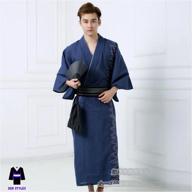 Peignoir Kimono Homme Coton